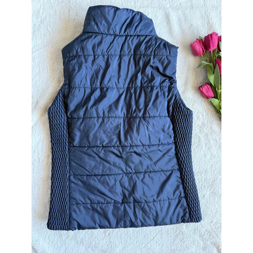 Liz Claiborne Navy Puffer Vest Size Small - Picture 5 of 5